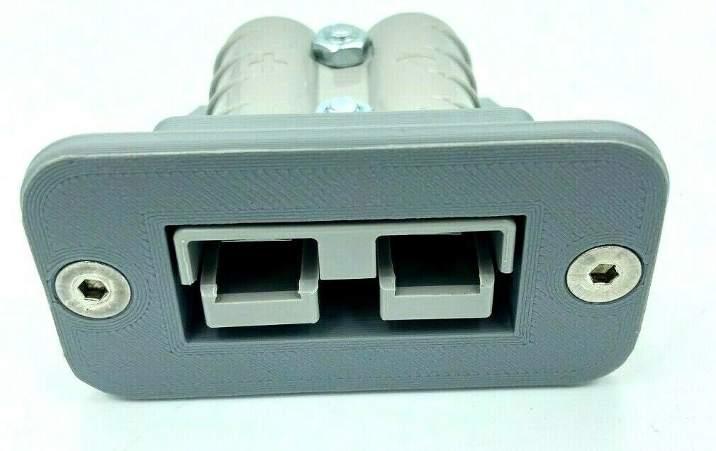 Grey 50 Amp Anderson Plug flush Mount Cover countersunk Bolts inc - Image 5