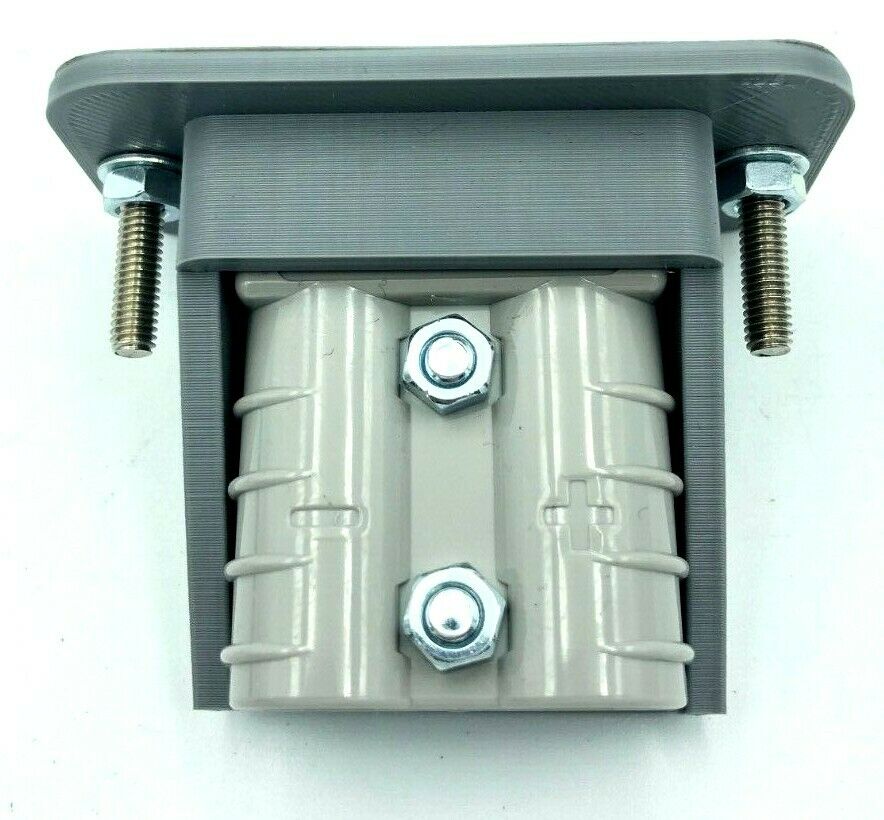 Grey 50 Amp Anderson Plug flush Mount Cover countersunk Bolts inc - Image 6