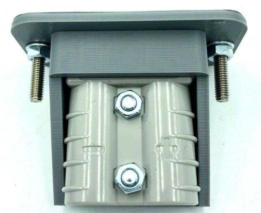 Grey 50 Amp Anderson Plug flush Mount countersunk Mounts + Genuine grey 50amp - Image 3