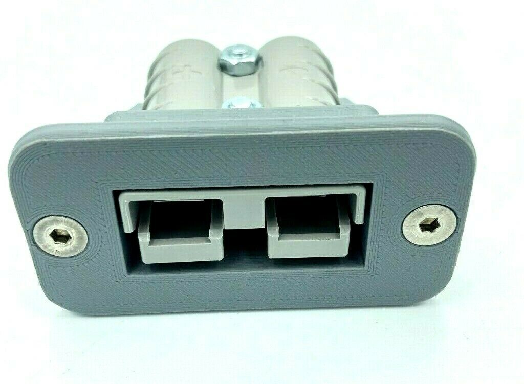 Grey 50 Amp Anderson Plug flush Mount countersunk Mounts + Genuine grey 50amp - Image 4