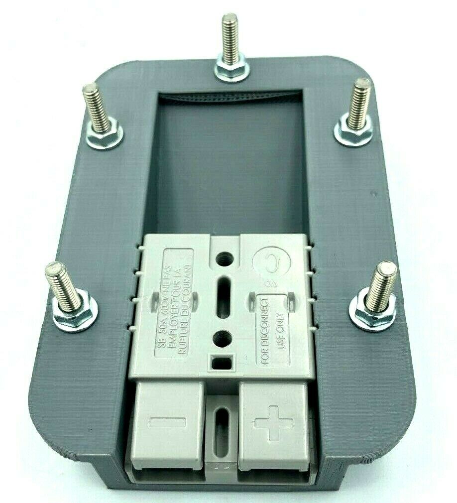 Grey Anderson Plug Surface Mount Panel Kit External inc 50amp Grey