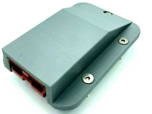 Grey Anderson Plug Flush Mount Panel Kit External inc 50amp Red Anderson Plug