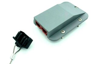 Grey Anderson Plug Surface Mount Panel Kit External inc 50amp Red + DUST CAP