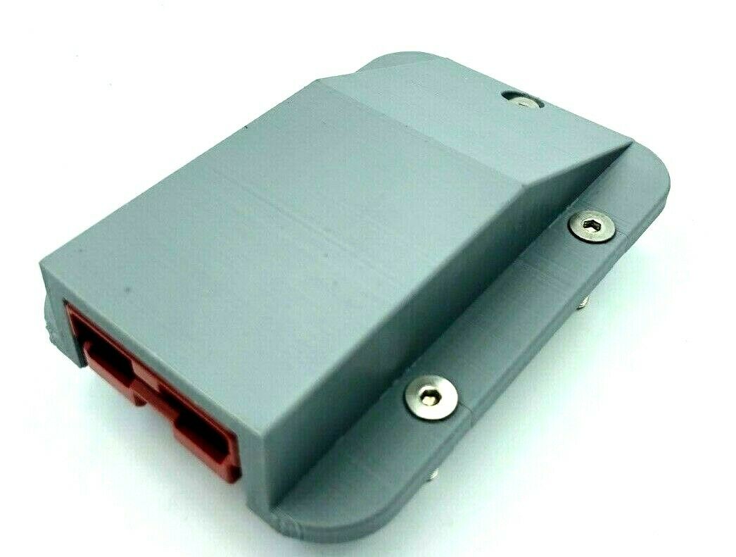 Grey Anderson Plug Flush Mount Panel Kit External inc 50amp Red