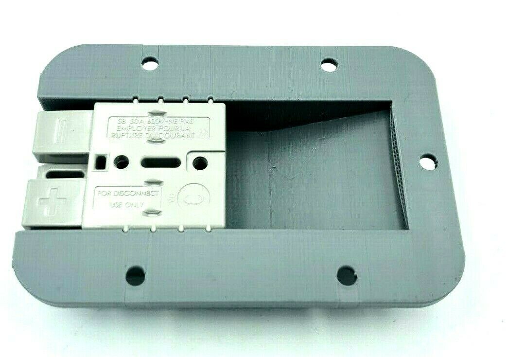Grey Anderson Plug Surface Mount Panel Kit External 50 Amp Caravan Canopy Camper - Image 4