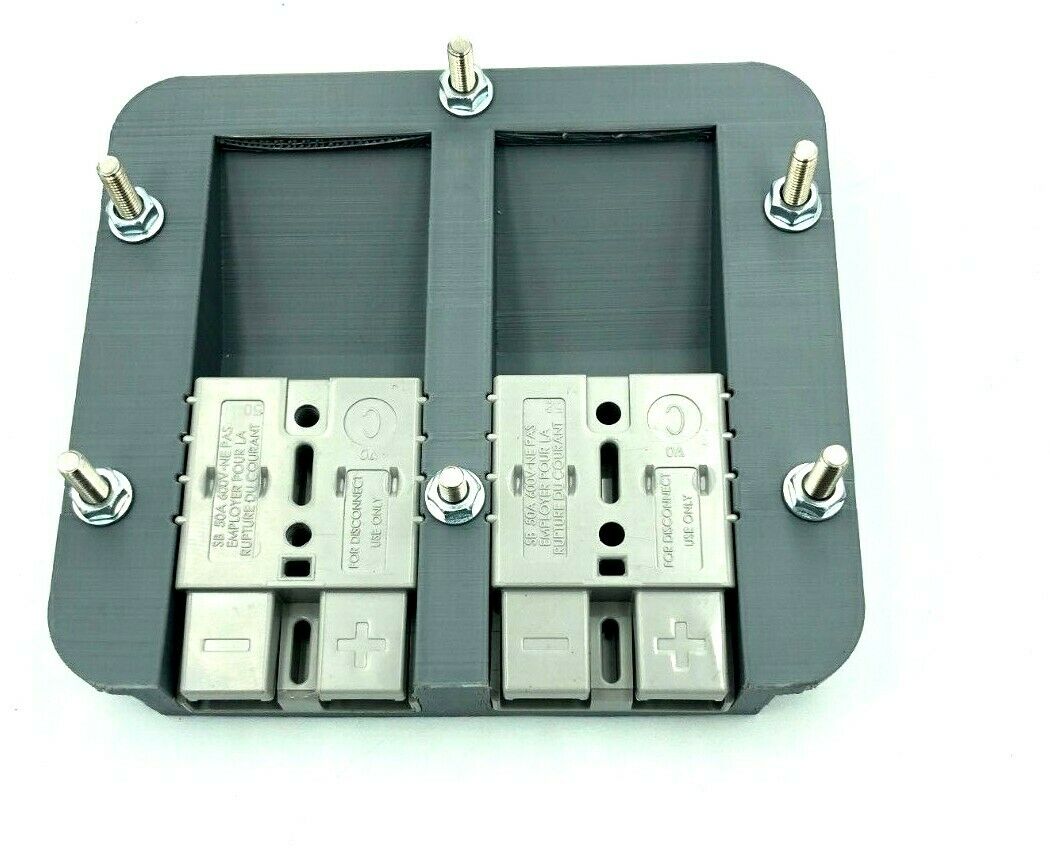 Grey Double Anderson Plug Surface Mount External Kit inc x2 Grey 50 Amp plug - Image 4