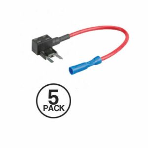 Jaylec Add a Circuit Fuse Tap Piggy Back Mini Blade Fuse Style - 5 PACK