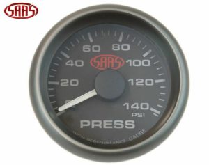 SAAS Oil Pressure Gauge Black Face Dial 52mm Multi Colour + Sender & Fitting Kit - Image 3