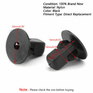 x10 TOYOTA GUARD LINER TRIM FLARE CLIPS UNDER BODY TRAY FEMALE TYPE - Image 3