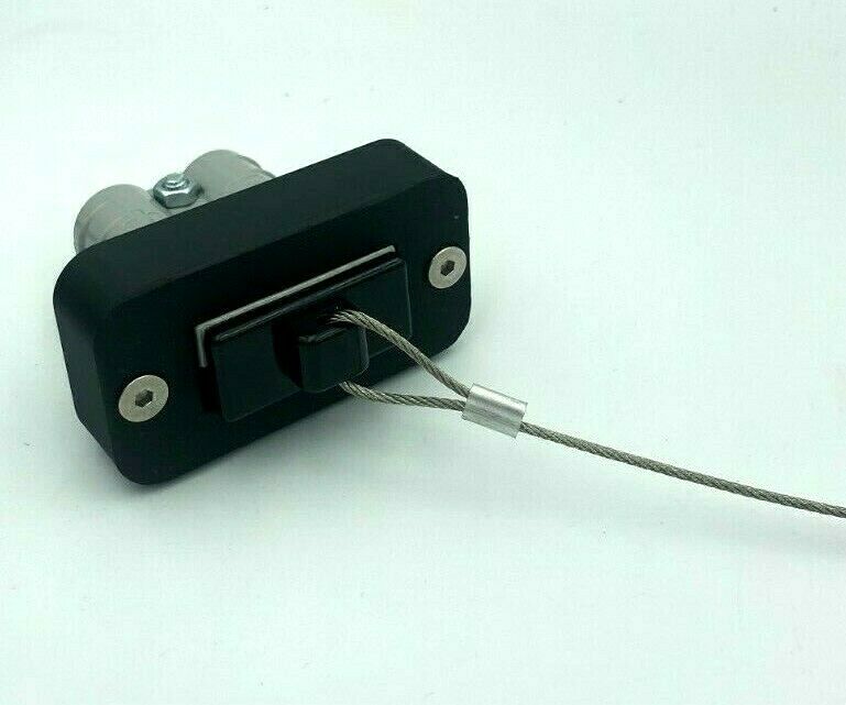 50 Amp shallow space Anderson Plug flush Mount Cover Bracket SB50 inc Grey + Cap - Image 3