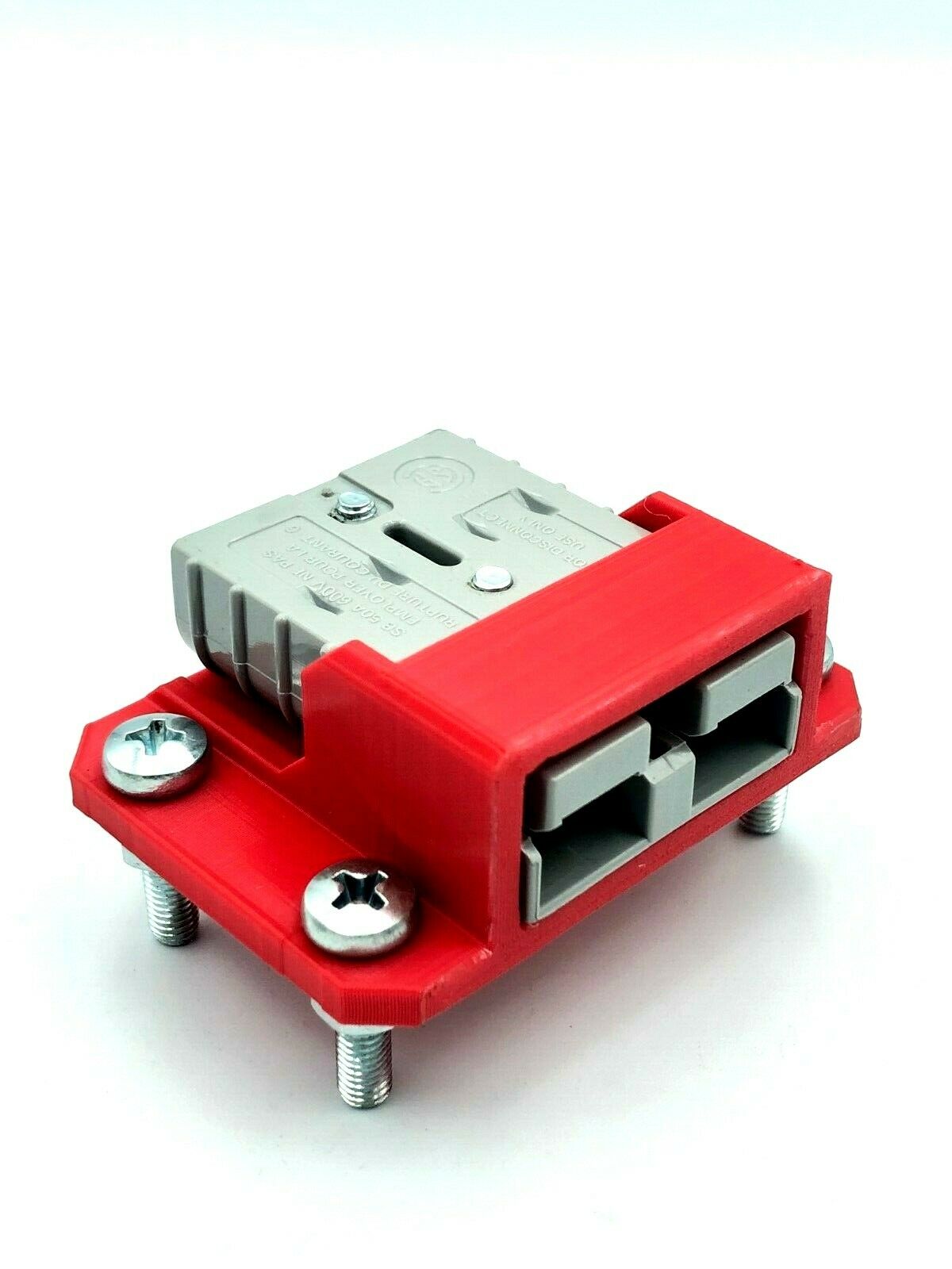 50Amp RED Anderson Plug Surface Mount Housing Cover Housing bracket panel