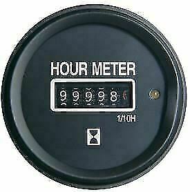 SPECO STREET SERIES 2" HOUR METER GAUGE 12/24 VOLTS
