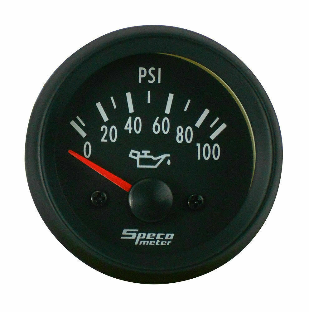 Speco Street Series Electrical Oil Pressure Gauge & Sender 2" 0-100 PSI 523-16 - Image 3