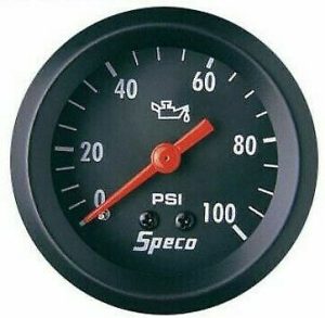 Speco Street Series Mechanical Oil Pressure Gauge 2" 0-100 PSI