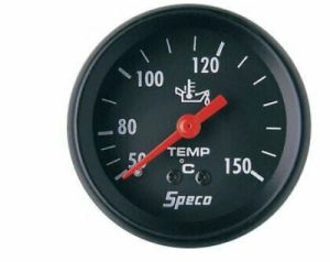 Speco Street Series Mechanical Oil Temperature Gauge 2" 50-150 Degrees