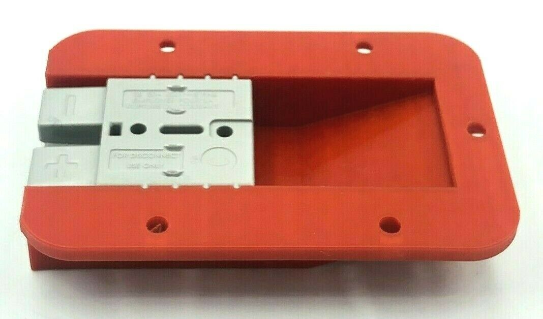 50A T RED Anderson Plug External Surface Mount Panel suits Solar input inc bolts - Image 5