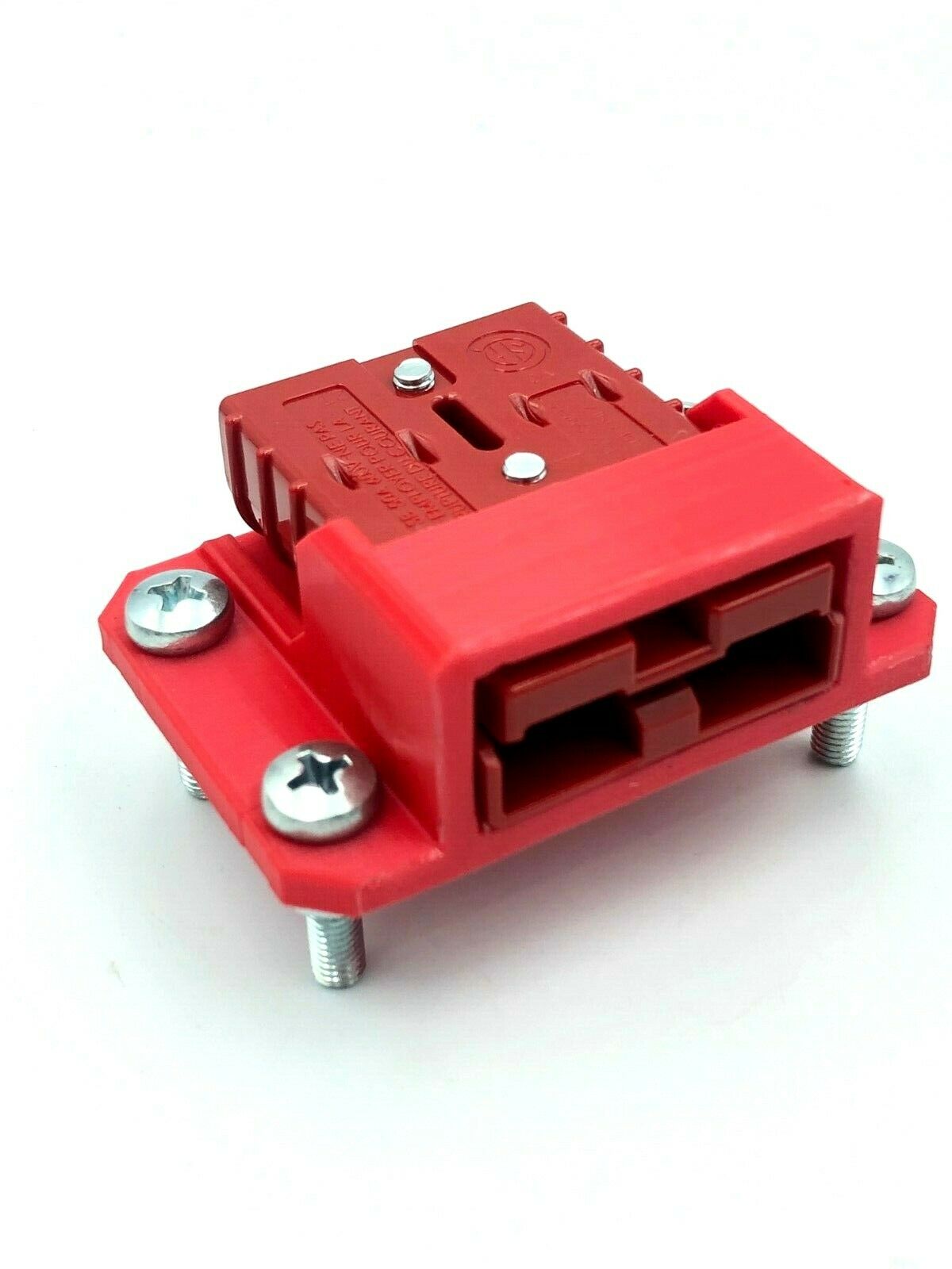 50Amp RED Anderson Plug Surface Mount Housing Cover Housing bracket + Red Plug