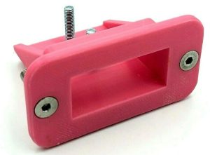 PINK 50 Amp Anderson Plug flush Mount Cover Bracket SB50 countersunk bolt holes