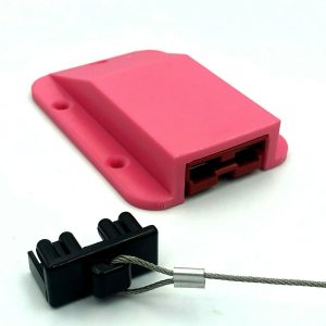 PINK Anderson Plug Surface Flush Mount Panel Kit External inc 50amp Red+DUST CAP