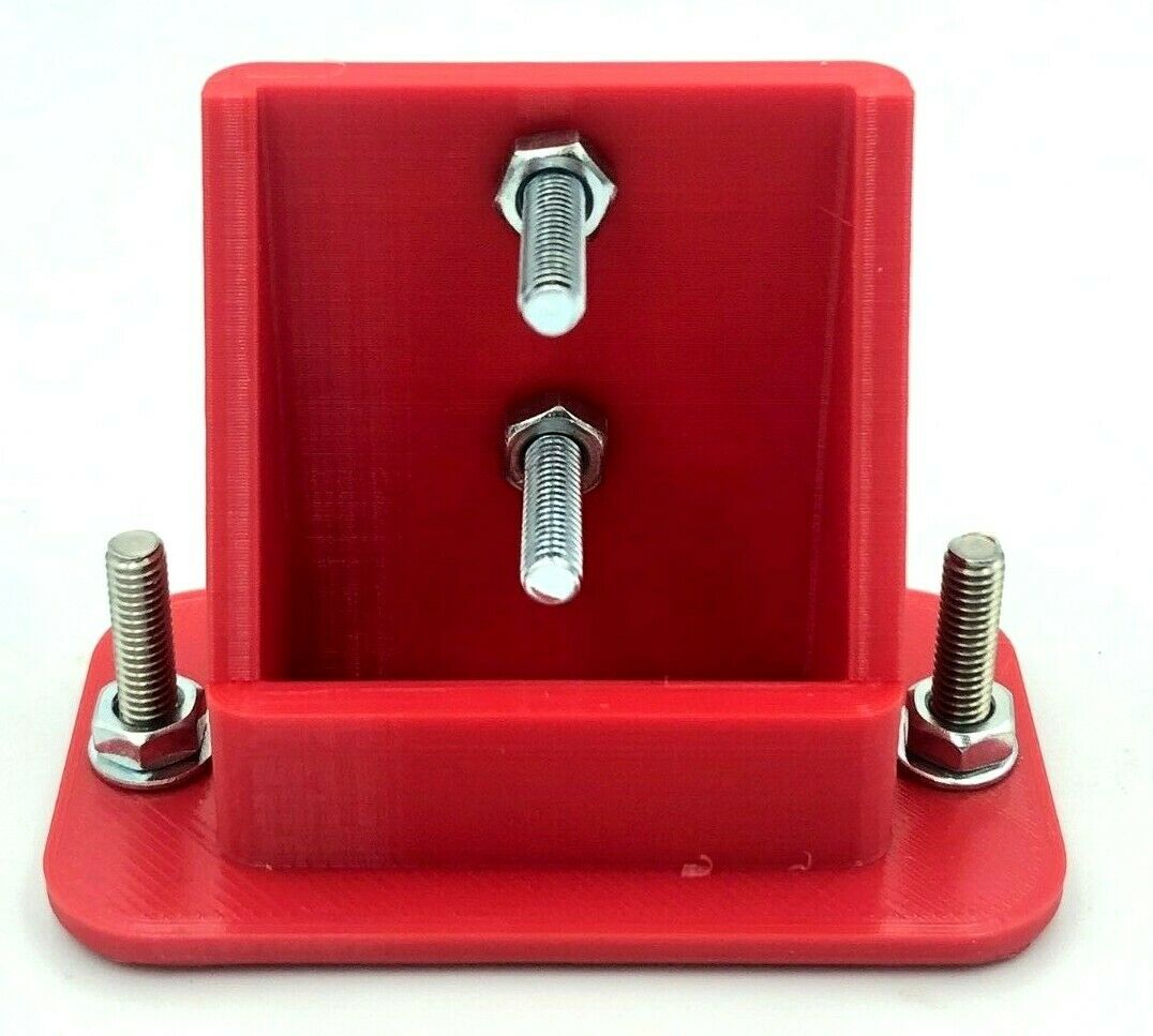 RED Anderson Plug flush Mount Cover Bracket SB50 countersunk bolts inc Grey - Image 3