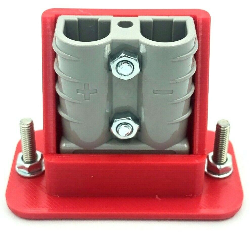 RED Anderson Plug flush Mount Cover Bracket SB50 countersunk bolts inc