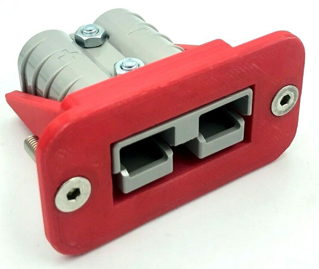 RED SB50 Anderson Plug flush Mount Cover countersunk+ DUST CAP+ Gen 50 Amp Plug - Image 6