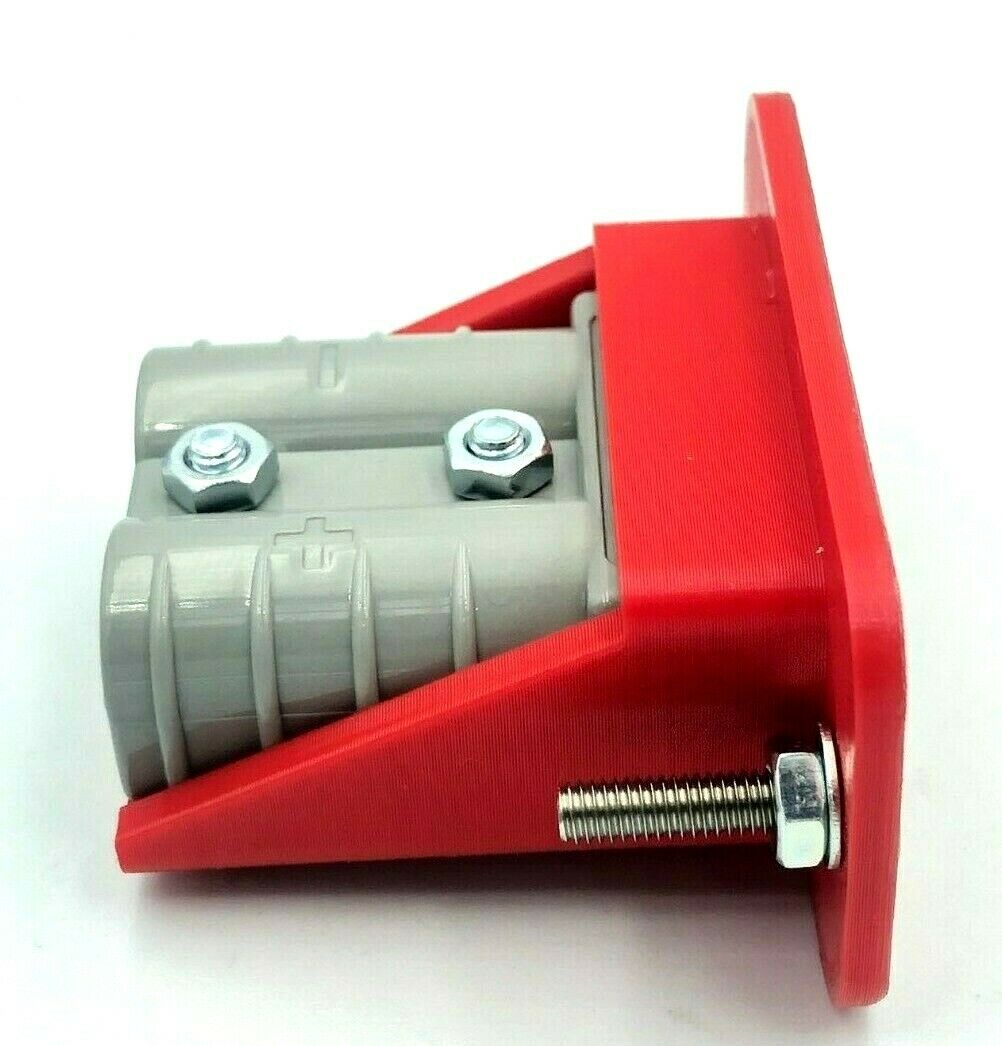 RED SB50 Anderson Plug flush Mount Cover countersunk+ DUST CAP+ Gen 50 Amp Plug - Image 4