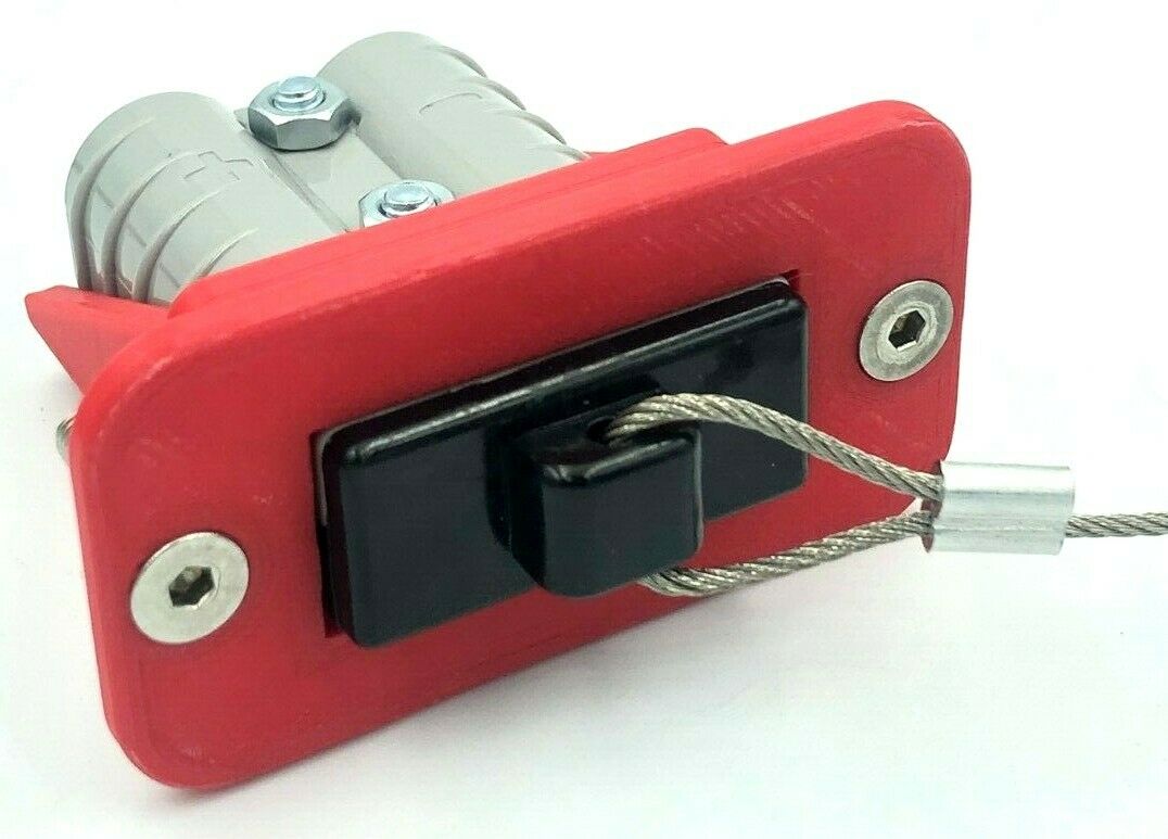 RED SB50 Anderson Plug flush Mount Cover countersunk+ DUST CAP+ Gen 50 Amp Plug