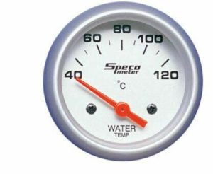 Speco Sports Series 2" Electric Water Temperature Gauge 40-120 Degrees