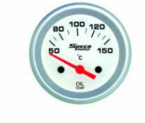 Speco Sports Series 2_ Electrical Oil Temperature Gauge 50-100 Degrees