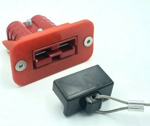 T RED SB50 Anderson Plug flush Mount Cover countersunk BLK DUST RED 50 Amp
