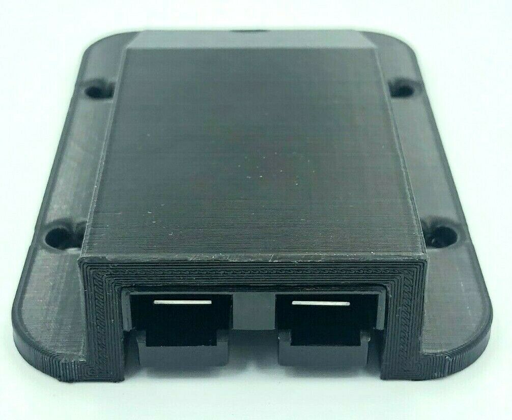 Anderson Plug Surface Mount Panel Kit External Canopy + 50 amp Black