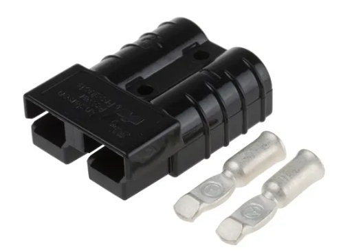 Anderson Plug flush Mount Cover Bracket SB50 countersunk bolt holes inc Black - Image 6