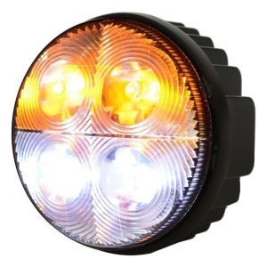 x2 LED FRONT INDICATOR PARK inc DRL LAMP CLEAR AMBER for ARB TJM BULLBAR 12V