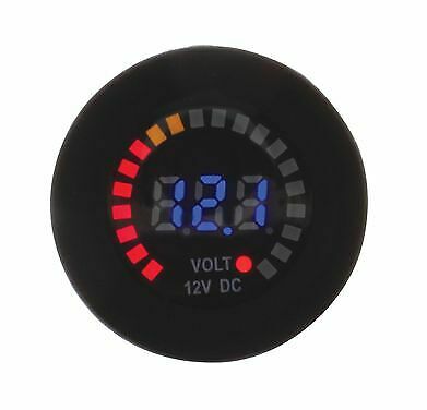 Genuine 50 Amp Anderson Plug & Colored Volt Gauge Flush Mount Face Plate - White - Image 5