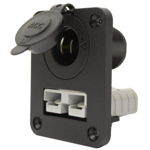 Genuine 50 Amp Anderson Plug & Engel Socket Flush Mount Face Plate