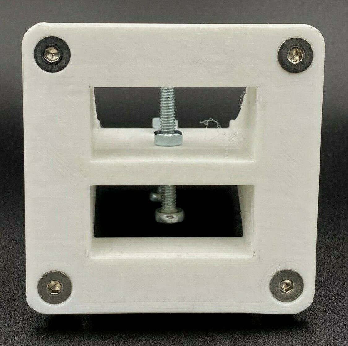 White Twin Dual Flush Mount 50 Amp Anderson plug mounting bracket panel cover - Image 2