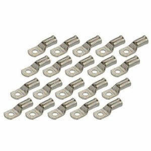 50 8 Battery Cable Lug Copper 50mm2 0 B&S 8mm Stud 20 Pack Crimp Or Solder HS Motors