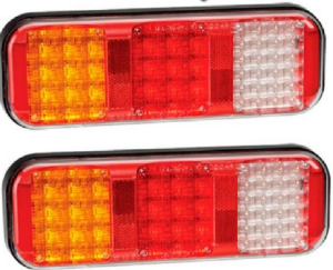 Narva LED Rear Stop Tail Indicator Reverse Tail Light (PAIR) with Cable 5YR WTY