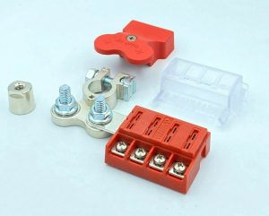 Unilug Two Up Positive Battery Terminal Cover inc BLUE SEA FUSE BLOCK Std BLADE - Unilugs - Image 6