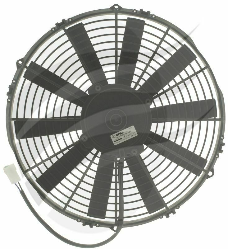 SPAL THERMO FAN 13 Inch (330MM) PULLER ELECTRIC 12V 962 CFM STRAIGHT BLADE