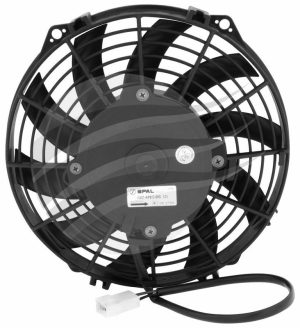 SPAL THERMO FAN 9 Inch (225MM) PUSHER ELECTRIC 12V 590 CFM SKEW BLADE