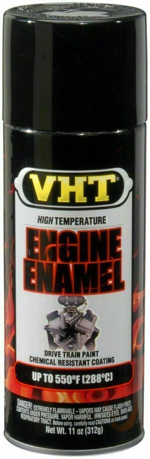 x6 VHT Engine Enamel Paint GM Gloss Black Heat Proof Chemical Resistant SP124