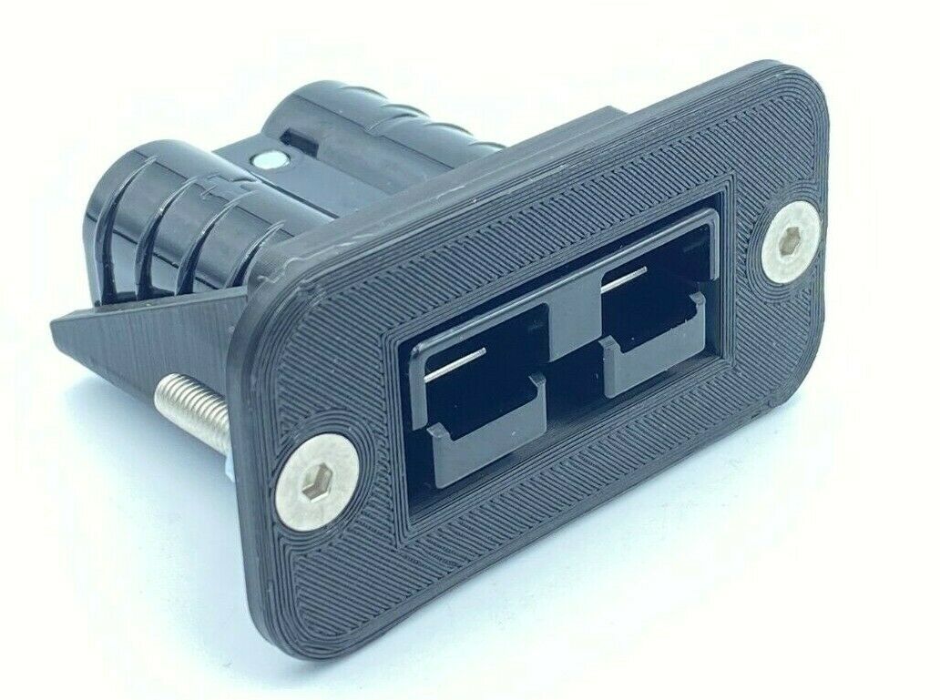 50Amp Anderson Plug flush Mount countersunk Mount Gen Black 50Amp Plug inc Cap - Image 4