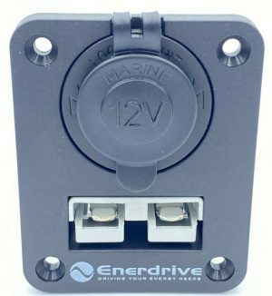 ENERDRIVE 50 Amp Anderson Plug & CIG Accessories socket Flush Mount Face Plate