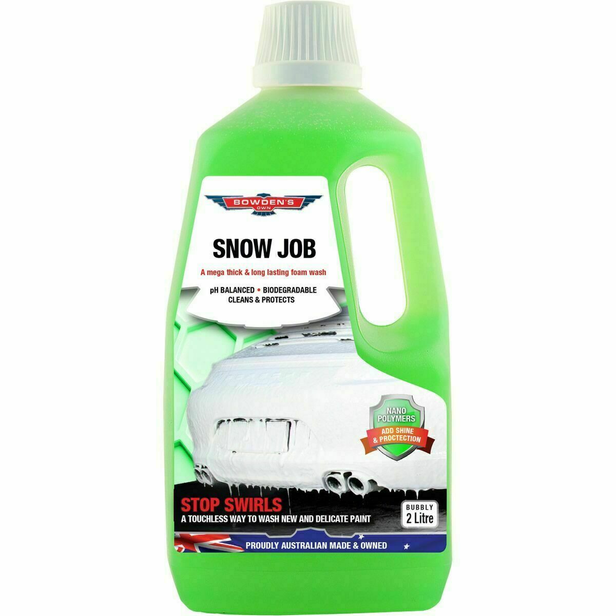 Bowden's Own Snow Job 2L Cleaning Foam Pre Wash Thick Gentle HS Autoparts