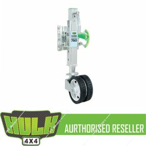 HULK 4x4 EXTREME OFF-ROAD JOCKEY WHEEL 750kg RATED ADJUSTABLE HEIGHT