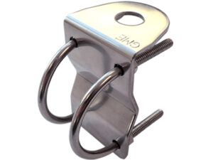 GME MB024SS UHF CB Antenna Mounting Bracket Bull Bar 38-55mm Stainless Steel