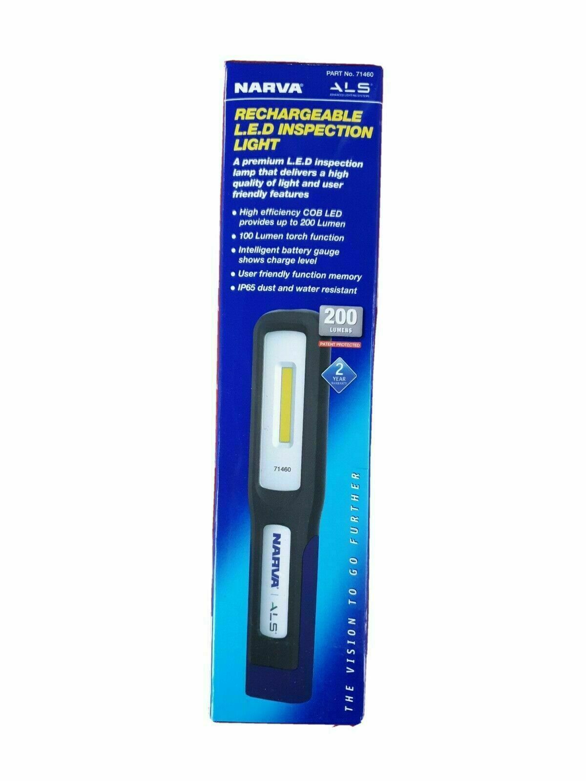 NARVA LED CORDLESS RECHARGABLE WORKLIGHT LED LIGHT INSPECTION WORK LAMP - Image 2