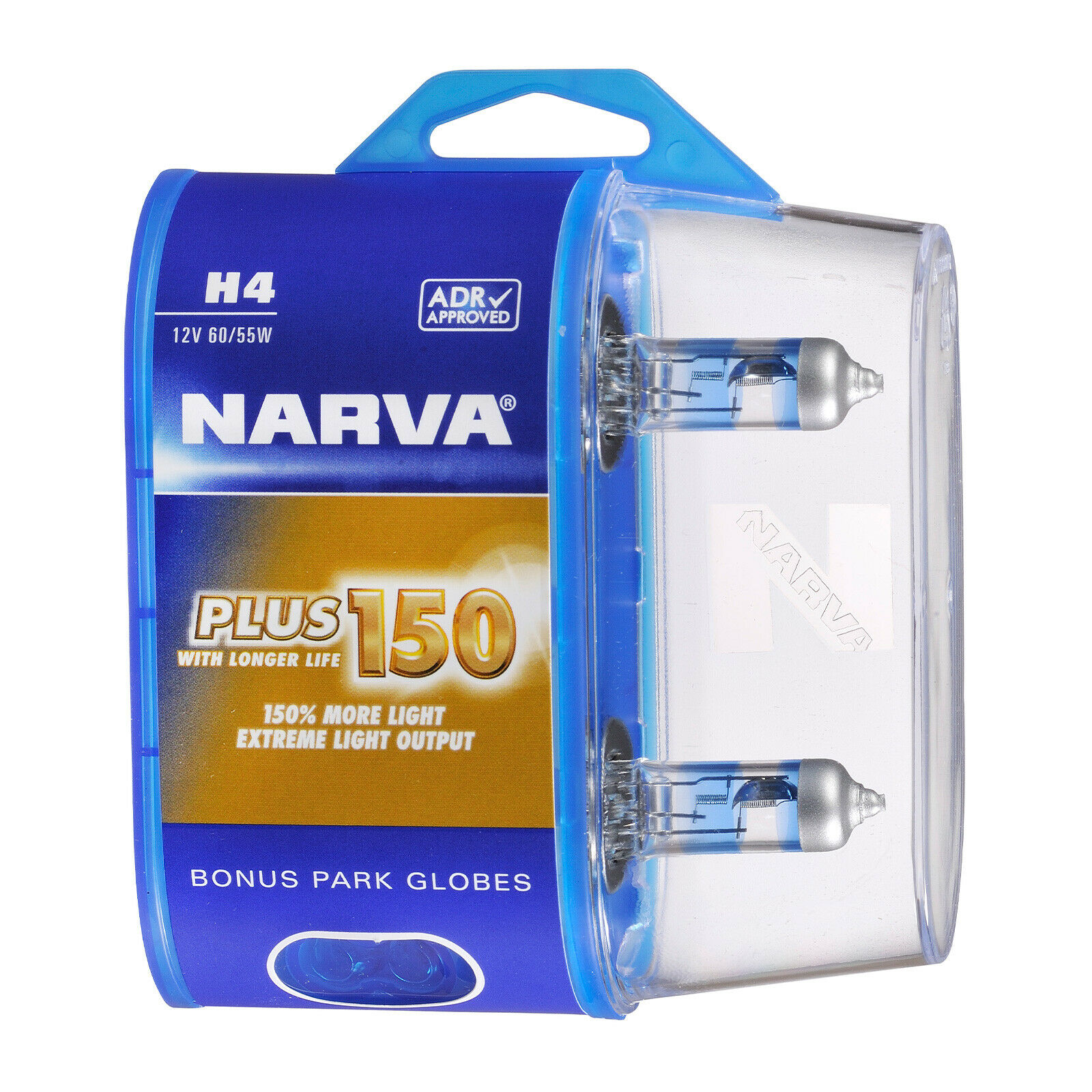 Narva H4 12V 60/55W P43T PLUS150 GLOBES